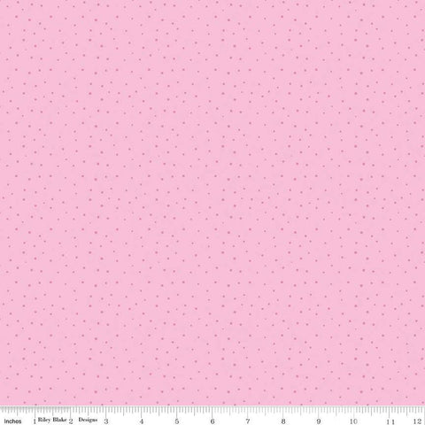 Floralicious Dots C13486 Pink - Riley Blake Designs - Tone-on-Tone Pin Dots Dot Dotted - Quilting Cotton Fabric