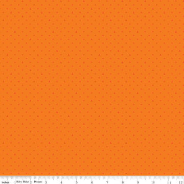 Colors of Kindness Dots C13682 Orange by Riley Blake Designs - Crayola Crayons Polka Dot Dotted - Quilting Cotton Fabric - Licensed Product