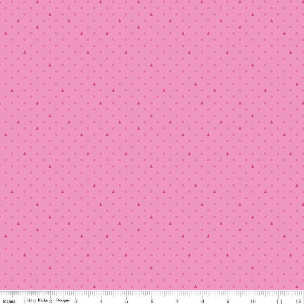 Colors of Kindness Dots C13682 Pink by Riley Blake Designs - Crayola Crayons Polka Dot Dotted - Quilting Cotton Fabric