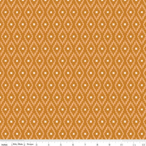 SALE Santa Fe Strokes C13386 Butterscotch - Riley Blake Designs - Geometric Southwest Southwestern - Quilting Cotton Fabric