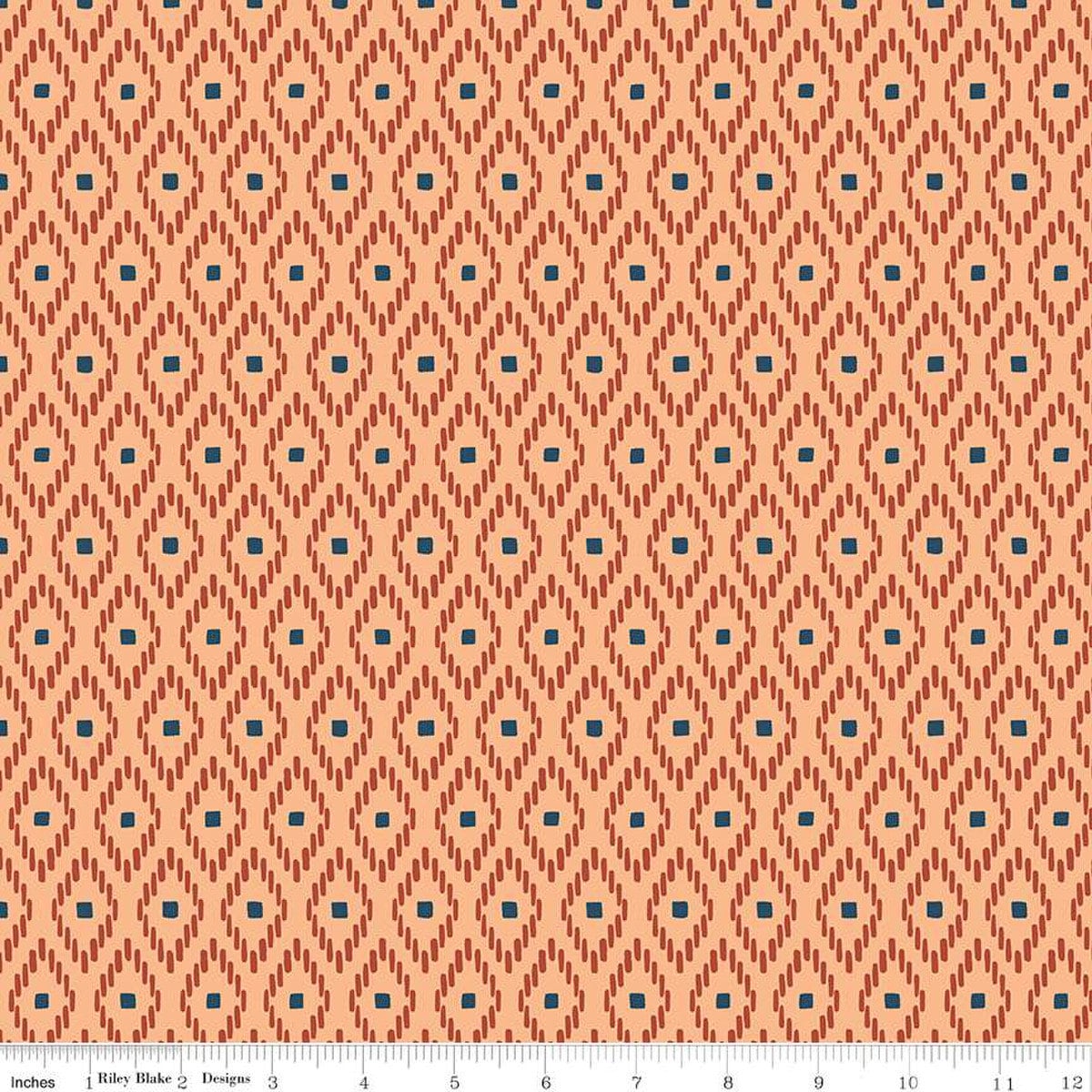 Santa Fe Strokes C13386 Sunset - Riley Blake Designs - Geometric South ...