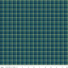 10" End of Bolt - Arrival of Winter Plaid C13524 Navy by Riley Blake Designs - Quilting Cotton Fabric