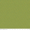 SALE Arrival of Winter Flakes C13525 Green - Riley Blake Designs - Circles Snowflakes  - Quilting Cotton Fabric