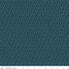 SALE Arrival of Winter Flakes C13525 Navy - Riley Blake Designs - Circles Snowflakes  - Quilting Cotton Fabric