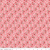 SALE Home Town Bills C13582 Heirloom Coral - Riley Blake Designs - Floral Flowers - Lori Holt - Quilting Cotton Fabric