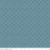 SALE Home Town Newman C13583 Heirloom Cottage - Riley Blake Designs - Floral Flowers Dotted Grid - Lori Holt - Quilting Cotton Fabric