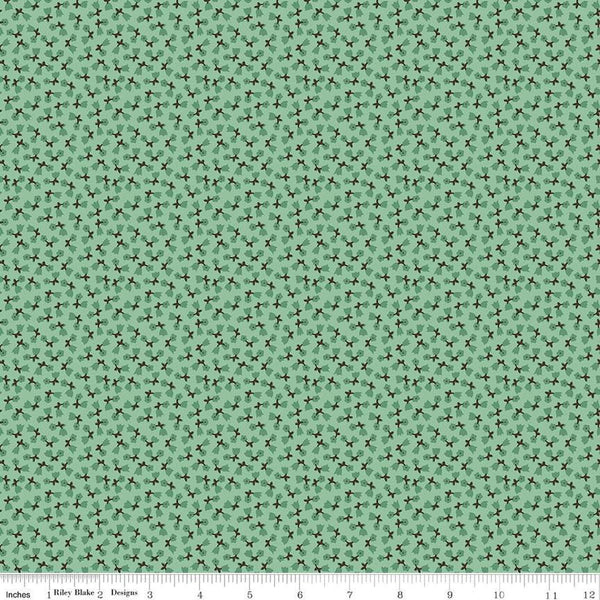 SALE Home Town Eastman C13584 Leaf by Riley Blake Designs - Floral Flowers - Lori Holt - Quilting Cotton Fabric
