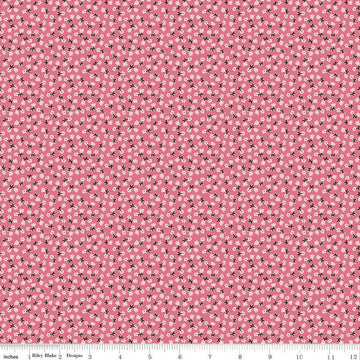 SALE Home Town Eastman C13584 Tea Rose - Riley Blake Designs - Floral Flowers - Lori Holt - Quilting Cotton Fabric