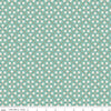 SALE Home Town Hamilton C13591 Heirloom Sea Glass - Riley Blake Designs - Floral Flowers Medallions - Lori Holt - Quilting Cotton Fabric