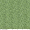 SALE Home Town Miller C13593 Basil - Riley Blake Designs - Floral Flowers Dots - Lori Holt - Quilting Cotton Fabric