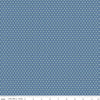 SALE Home Town Dansie C13595 Denim - Riley Blake Designs - Geometric Dots Ovals Squares - Lori Holt - Quilting Cotton Fabric