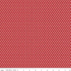 SALE Home Town Dansie Schoolhouse Red Geometric Fabric C13595 - Lori Holt Riley Blake Quilting Cotton Fabric