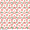 3-Yard cut- SALE Home Town WIDEBACK WB13601 Heirloom Coral - Riley Blake - 108" Flowers - Lori Holt - Quilting Cotton Fabric