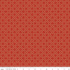 15" End of Bolt - CLEARANCE Fall's in Town Grid C13517 Red - Riley Blake  - Thanksgiving Autumn Lattice Squares Geometric - Quilting Cotton