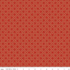 15" End of Bolt - CLEARANCE Fall's in Town Grid C13517 Red - Riley Blake  - Thanksgiving Autumn Lattice Squares Geometric - Quilting Cotton