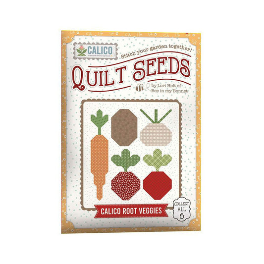 SALE Quilt Seeds Quilt PATTERN Calico Root Veggies ST-28252 - Lori Holt - Riley Blake - Instructions Only - Paper Pattern Included