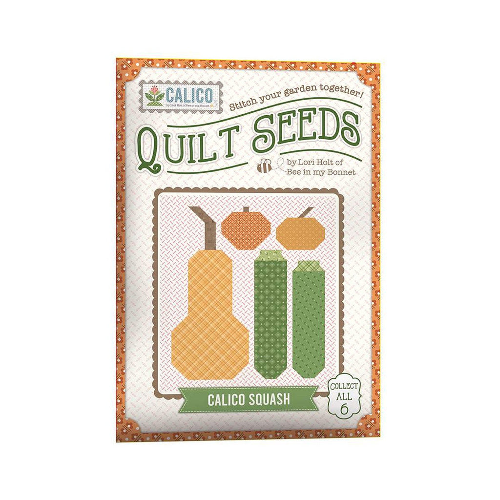 SALE Quilt Seeds Quilt PATTERN Calico Squash ST-28253 by Lori Holt - Riley Blake - Instructions Only - Paper Pattern Included