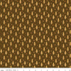 SALE Fall's in Town Corn C13514 Brown - Riley Blake Designs - Thanksgiving Autumn Corn on the Cob - Quilting Cotton Fabric