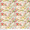 SALE Homemade Floral C13723 White - Riley Blake Designs - Flower Flowers - Quilting Cotton Fabric