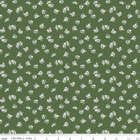 CLEARANCE Homemade Blossoms C13724 Forest by Riley Blake  - Floral Flowers - Quilting Cotton