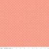 SALE Homemade Sparkle C13725 Coral - Riley Blake Designs - Geometric Non-Metallic Starbursts - Quilting Cotton Fabric