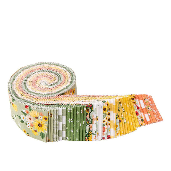 SALE Homemade 2.5 Inch Rolie Polie Jelly Roll 40 pieces - Riley Blake Designs - Precut Pre cut Bundle - Cotton Fabric