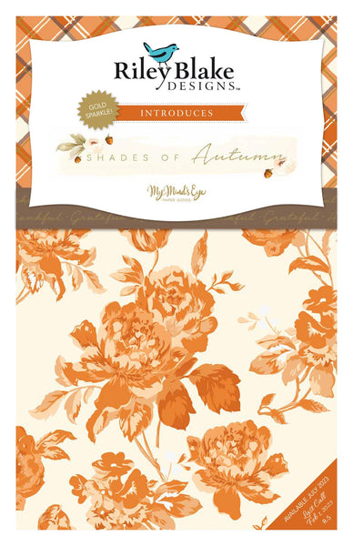 Shades of Autumn 2.5 Inch Rolie Polie Jelly Roll 40 pieces - Riley Blake - Precut Pre cut Bundle - Fall - Quilting Cotton Fabric