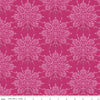 SALE Floralicious Medallion C13481 Hot Pink - Riley Blake Designs - Tone-on-Tone Medallions - Quilting Cotton Fabric