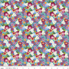 13" End of Bolt - DEAL Floralicious Flowers C13482 Aqua - Riley Blake Designs - Floral - Quilting Cotton Fabric