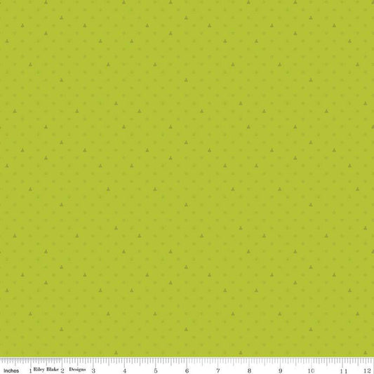 SALE Colors of Kindness Dots C13682 Green - Riley Blake Designs - Crayola Crayons Polka Dot - Quilting Cotton Fabric - Licensed Product