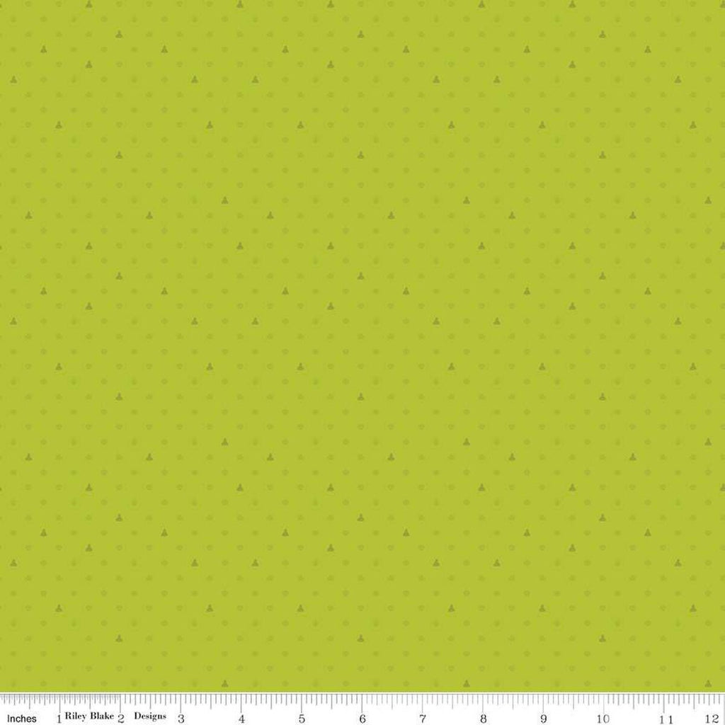 Colors of Kindness Dots C13682 Green by Riley Blake Designs - Crayola Crayons Polka Dot Dotted - Quilting Cotton Fabric
