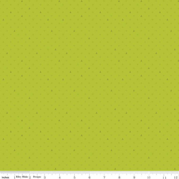 SALE Colors of Kindness Dots C13682 Green by Riley Blake Designs - Crayola Crayons Polka Dot - Quilting Cotton Fabric - Licensed Product