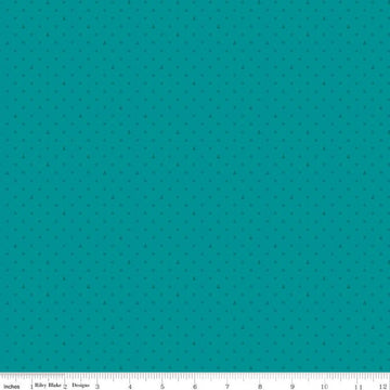 SALE Colors of Kindness Dots C13682 Teal - Riley Blake Designs - Crayola Crayons Polka Dot - Quilting Cotton Fabric - Licensed Product