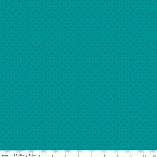 SALE Colors of Kindness Dots C13682 Teal - Riley Blake Designs - Crayola Crayons Polka Dot - Quilting Cotton Fabric - Licensed Product
