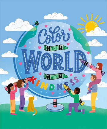 SALE Colors of Kindness Color the World with Kindness Panel PD13686 - DIGITALLY PRINTED Crayola - Quilting Cotton - Licensed Product