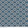SALE Santa Fe Motifs C13383 Denim - Riley Blake Designs - Geometric Southwest Southwestern - Quilting Cotton Fabric