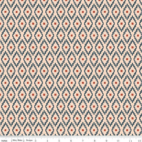 Santa Fe Strokes C13386 Tan - Riley Blake Designs - Geometric Southwest Southwestern - Quilting Cotton Fabric