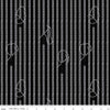 SALE Sew Journal Stitches C13885 Black - Riley Blake - Needle Thread Chain Stitch - J. Wecker Frisch - Quilting Cotton Fabric