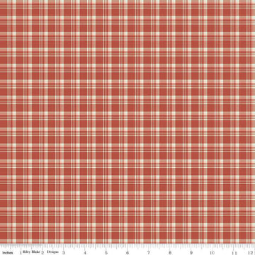 DEAL Arrival of Winter Plaid C13524 Rose - Riley Blake Designs - Quilting Cotton Fabric