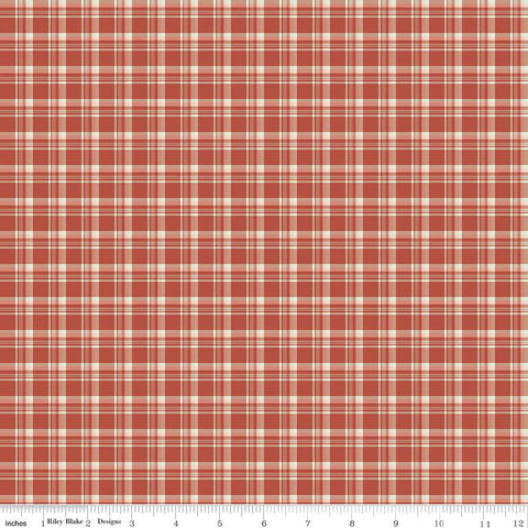 Arrival of Winter Plaid C13524 Rose by Riley Blake Designs - Quilting Cotton Fabric