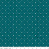 Arrival of Winter Ditsy C13526 Dark Teal by Riley Blake Designs - Diamonds - Quilting Cotton Fabric