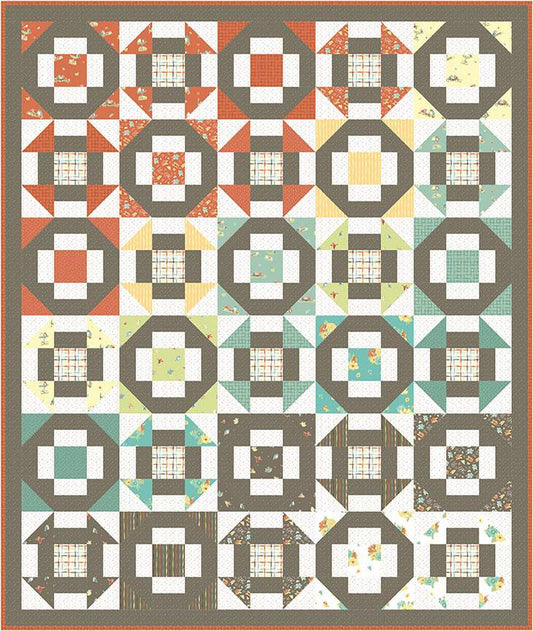 SUPER DEAL! Cat's Cradle Quilt PaTTERN P177 - Bee Sew Inspired - Riley Blake Designs - INSTRUCTIONS Only - Piecing Fat Quarter Friendly