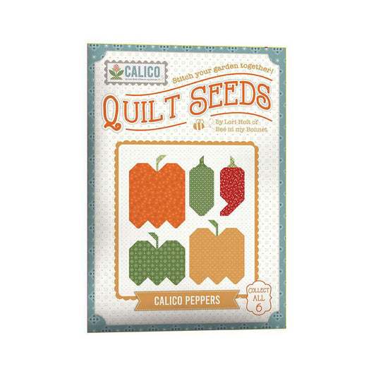 SALE Quilt Seeds Quilt PATTERN Calico Peppers ST-28250 - Lori Holt - Riley Blake - Instructions Only - Paper Pattern Included