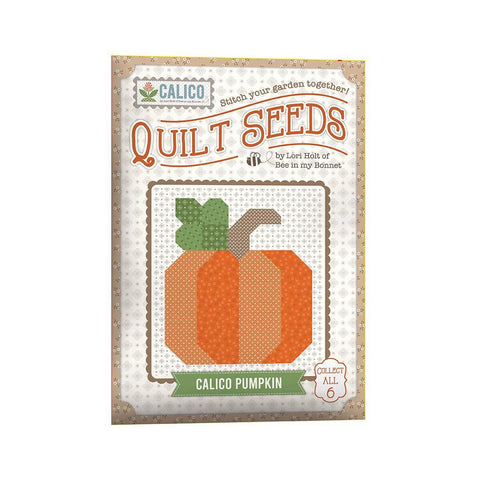 SALE Quilt Seeds Quilt PATTERN Calico Pumpkin ST-28251 by Lori Holt - Riley Blake - Instructions Only - Paper Pattern Included