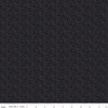 14" End of Bolt - Black Tie Swirls C13756 Black by Riley Blake Designs - Quilting Cotton Fabric