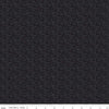 9" End of Bolt - Black Tie Swirls C13756 Black by Riley Blake Designs - Quilting Cotton Fabric