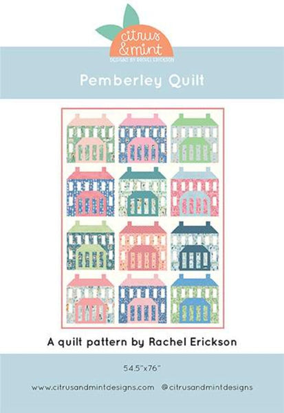 SALE Pemberley Quilt PATTERN P159 - Riley Blake - INSTRUCTIONS Only - Jane Austen Pride and Prejudice - Licensed Product