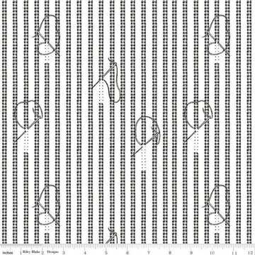 SALE Sew Journal Stitches C13885 White - Riley Blake - Needle Thread Chain Stitch - J. Wecker Frisch - Quilting Cotton Fabric