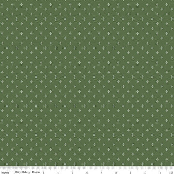 SALE Homemade Sparkle C13725 Forest - Riley Blake Designs - Geometric Non-Metallic Starbursts - Quilting Cotton Fabric