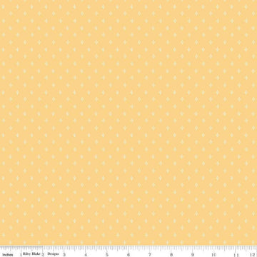 SALE Homemade Sparkle C13725 Sunshine - Riley Blake Designs - Geometric Non-Metallic Starbursts - Quilting Cotton Fabric